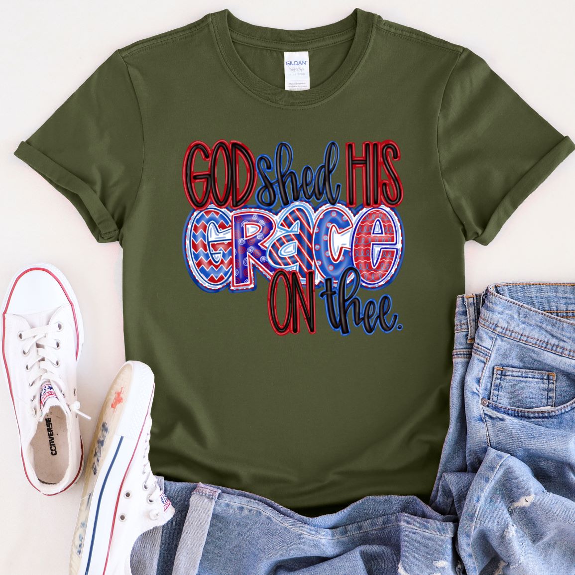 God Shed His Grace T-Shirt