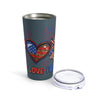 FAITH LOVE FREEDOM FIREWORKS TUMBLER 20OZ