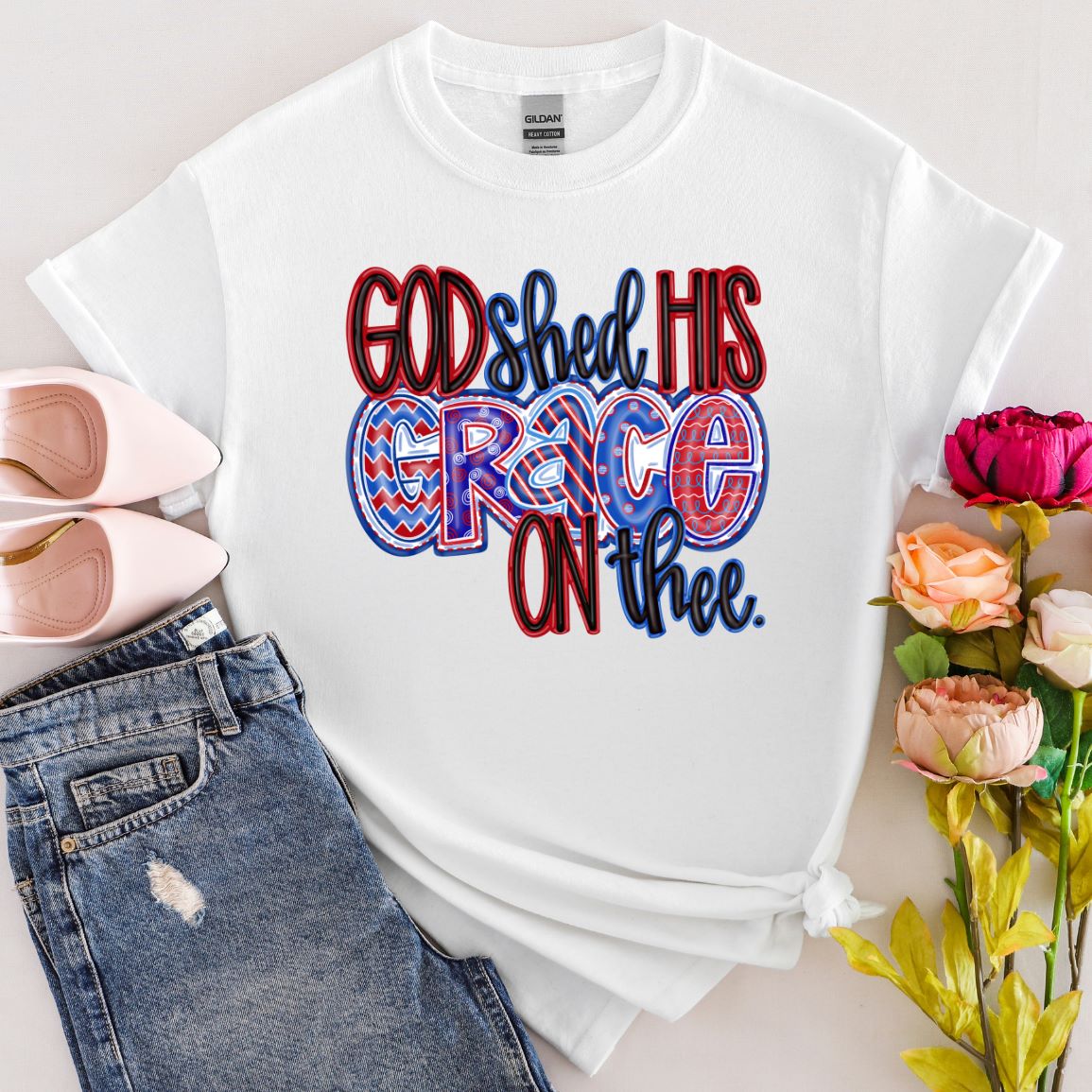 God Shed His Grace T-Shirt