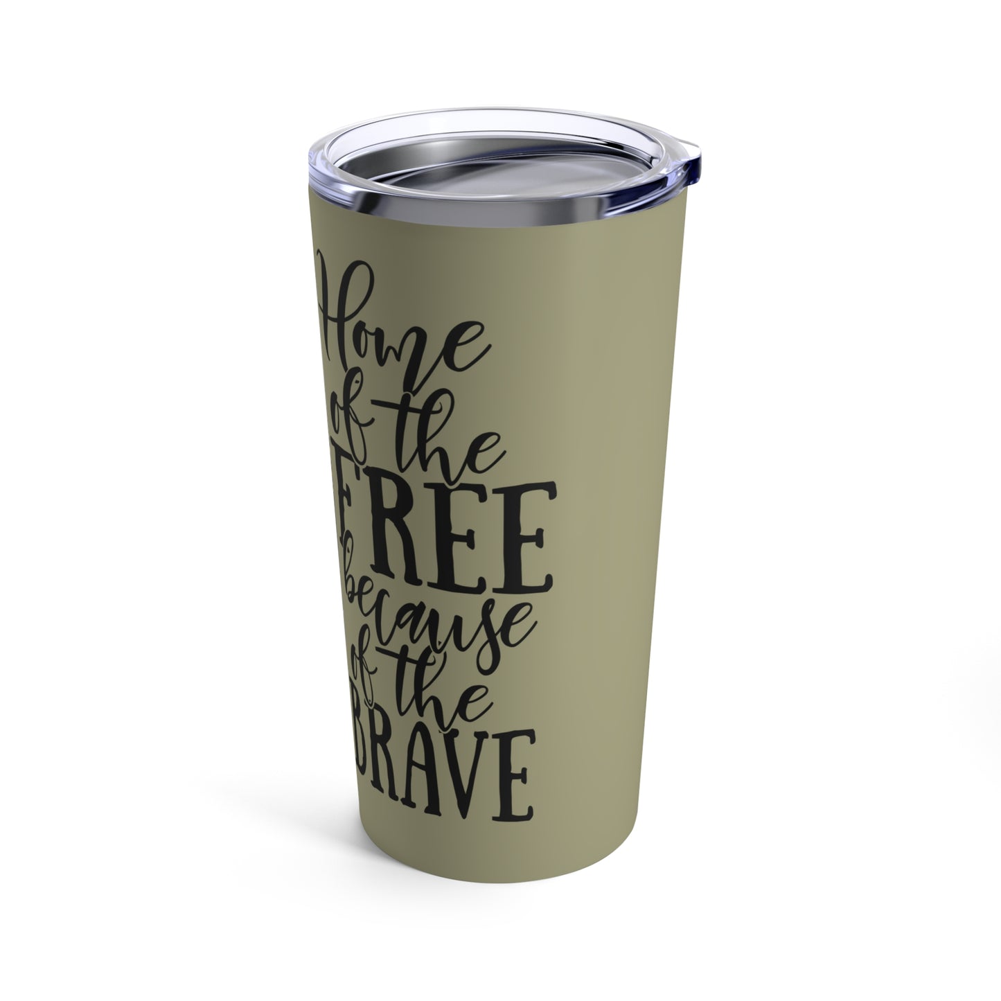 HOME OF THE FREE TUMBLER 20OZ