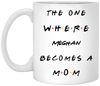 Becomes A Mom Personalized Mother&#39;s Day Gift Mug