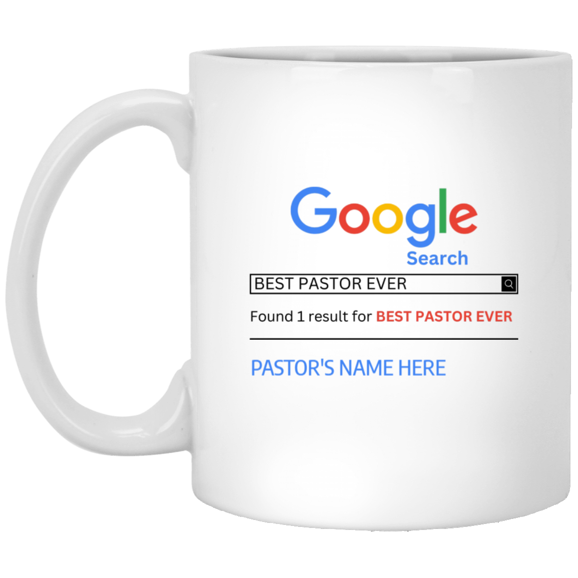 Best Pastor Ever - Personalized Mug | Pastor Appreciation Gift, Gift For Pastor