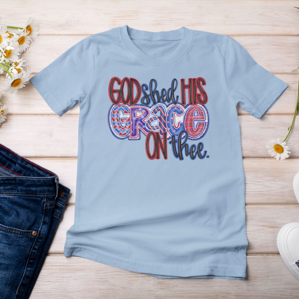 God Shed His Grace T-Shirt