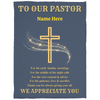 To Our Pastor - Personalized Fleece Blanket