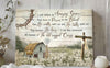 I STILL BELIEVE IN AMAZING GRACE, BARN PAINTING, FLOWER FIELD PAINTING - JESUS LANDSCAPE CANVAS PRINTS, WALL ART