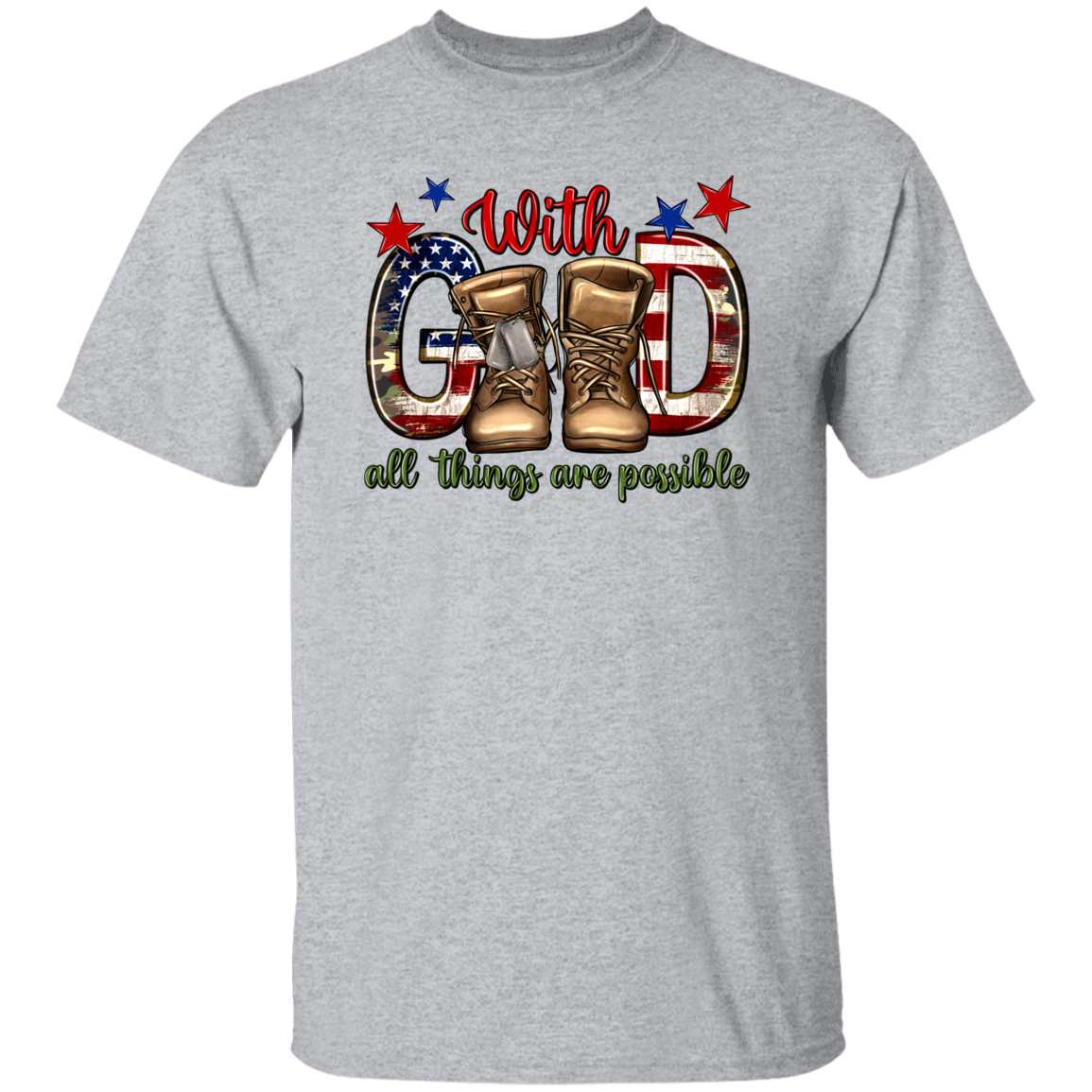 With God Patriot T-Shirt