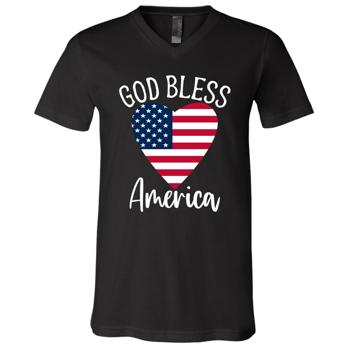 God Bless America V-Neck