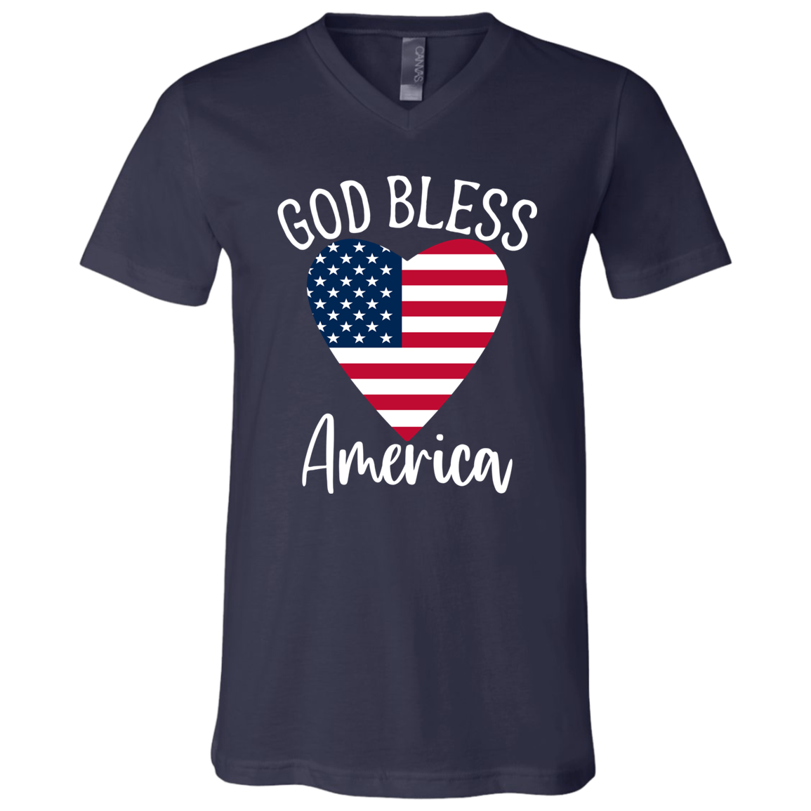 God Bless America V-Neck