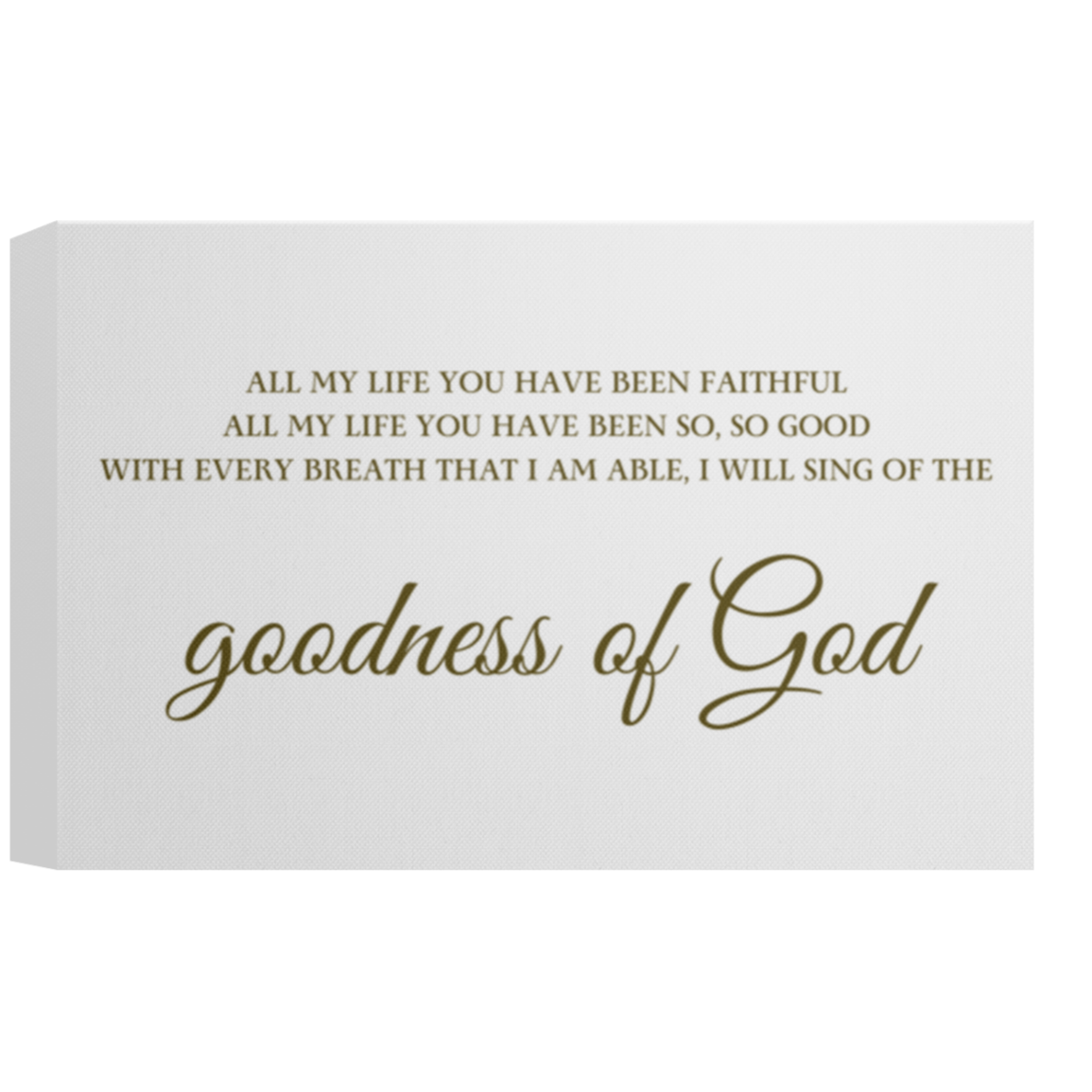 Goodness of God Wall Art Canvas