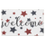 Star Spangled Welcome Patriotic Door Mat | Independence Day | Housewarming Gift