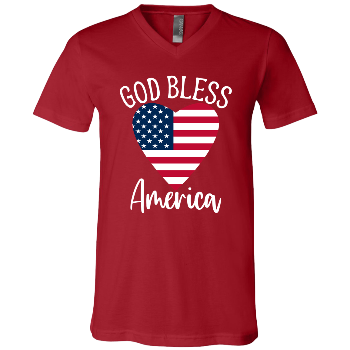 God Bless America V-Neck