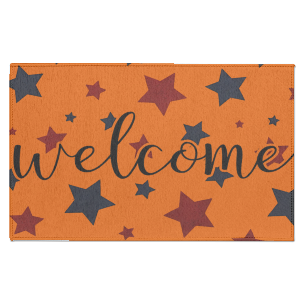 Star Spangled Welcome Patriotic Door Mat | Independence Day | Housewarming Gift