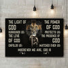 The Light Of God Surrounds Us Christian Canvas - Gift For Jesus Lovers, God Lovers, Christian Gifts