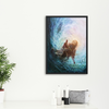 The Hand of God FRAMED Wall Art Canvas