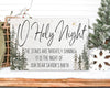 O Holy Night Wall Art Canvas | Christmas Decoration