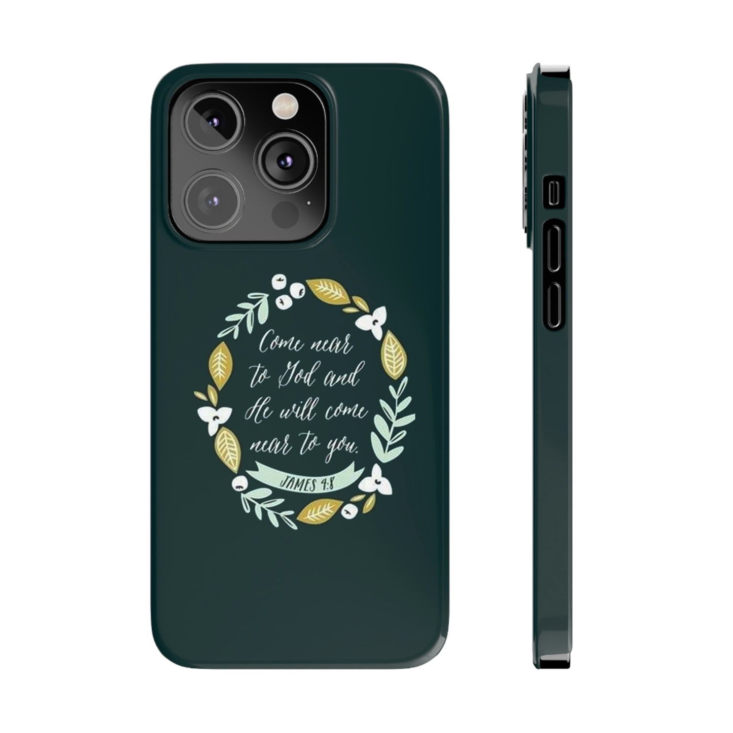 Come Near To God And He Will Come Near To You Phone Case, Christian Phone Cases