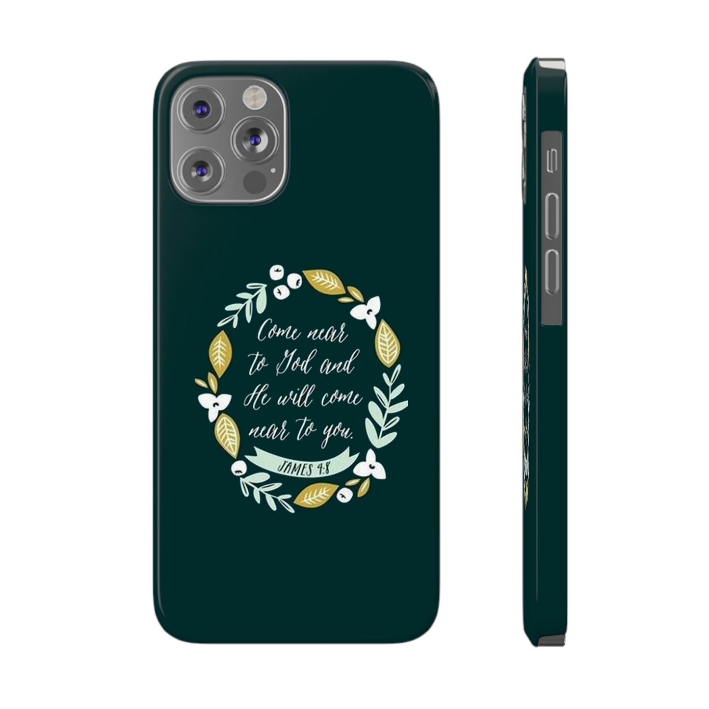 Come Near To God And He Will Come Near To You Phone Case, Christian Phone Cases