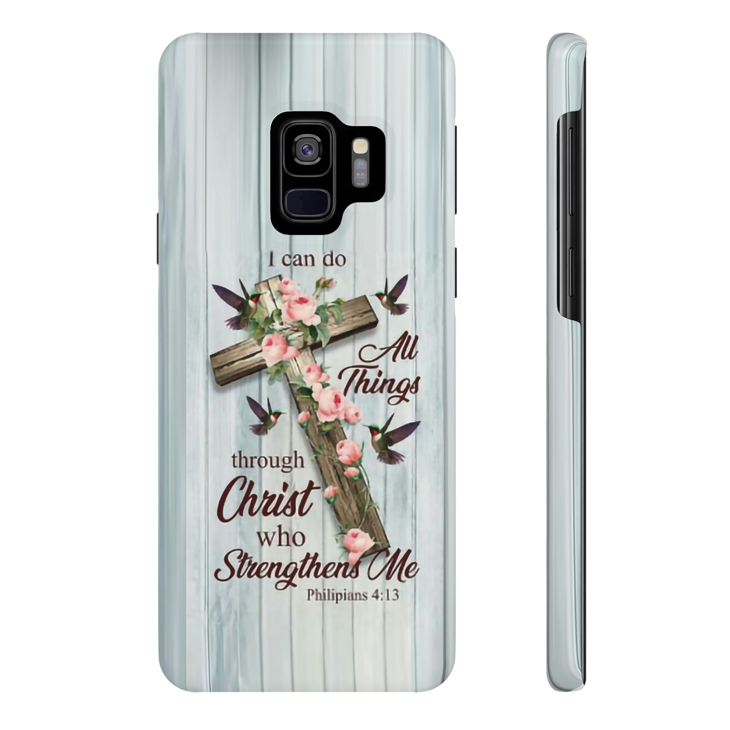 I Can Do All Things Through Christ Phone Case, Christian Phone Cases