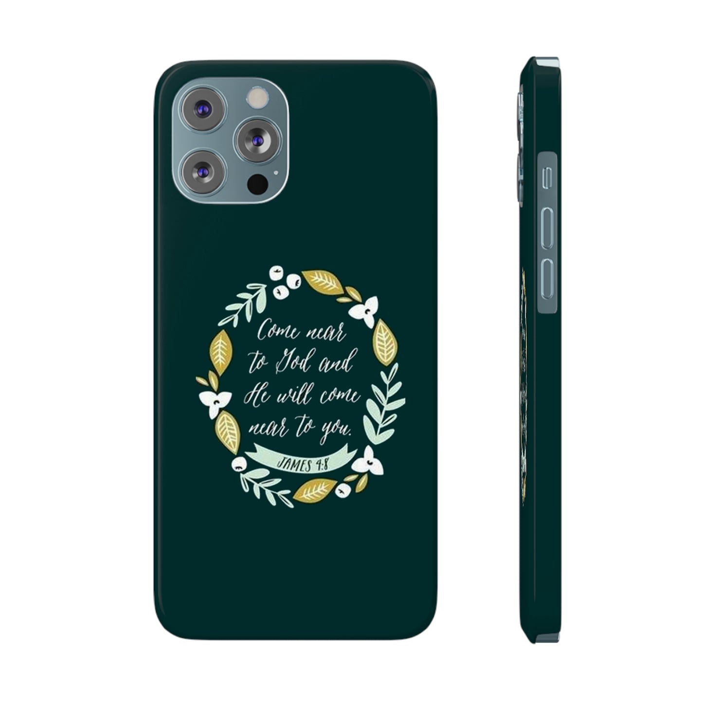 Come Near To God And He Will Come Near To You Phone Case, Christian Phone Cases