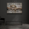 Give It To God And Go To Sleep, Sleeping Girl Sign II - Jesus Landscape Canvas Prints, Christian Wall Art