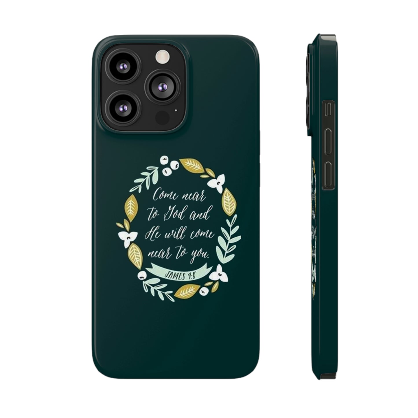 Come Near To God And He Will Come Near To You Phone Case, Christian Phone Cases