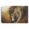 The Lion of Judah Jesus Christ Wall Art Canvas, Lion and Jesus Picture