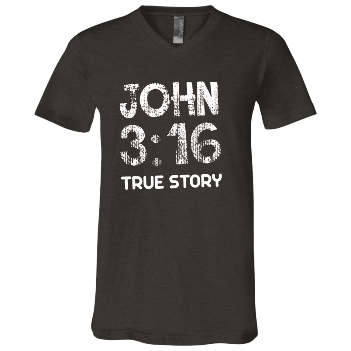 John 3:16 True Story V-Neck Tee