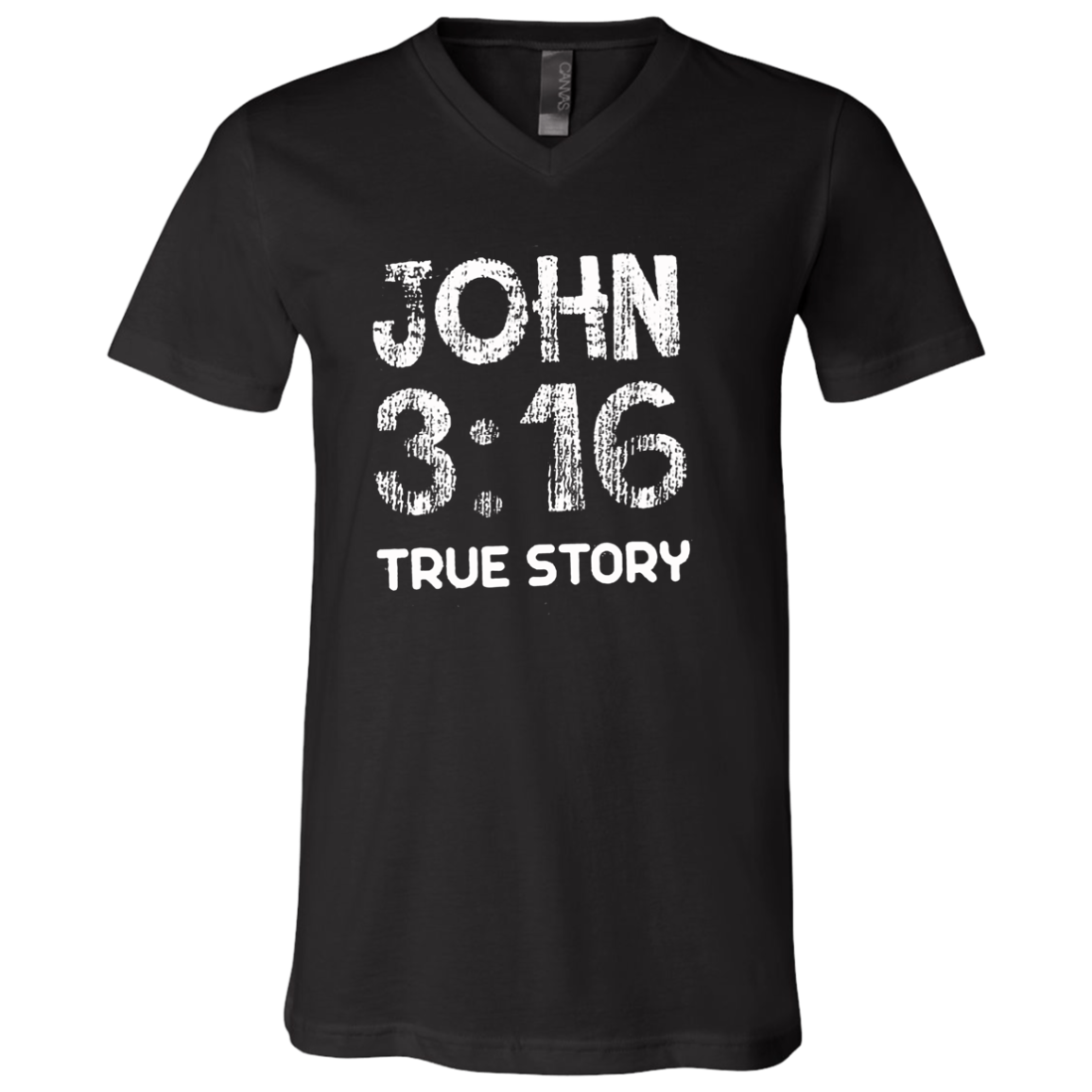 John 3:16 True Story V-Neck Tee