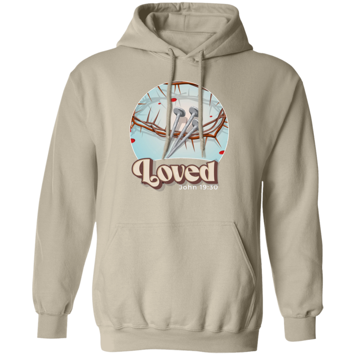 Loved John 19:30 Pullover Hoodie