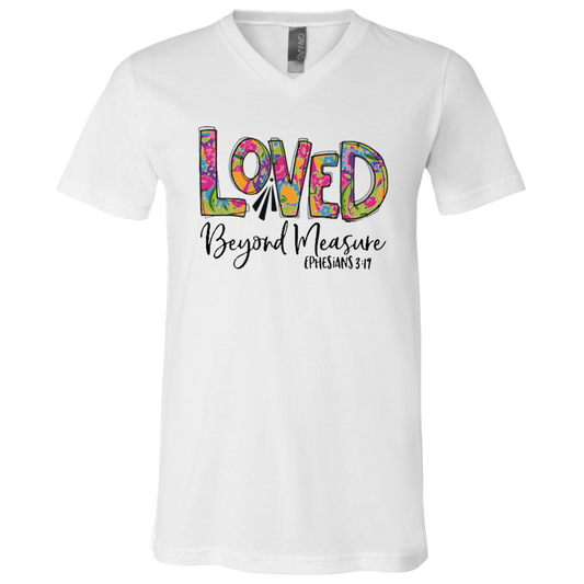 Loved Beyond Measure V-Neck Tee