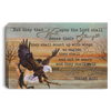 Eagle Wingspan, They That Wait Upon The Lord Isaiah 40:31 Bible Verse Wall Art Canvas Print