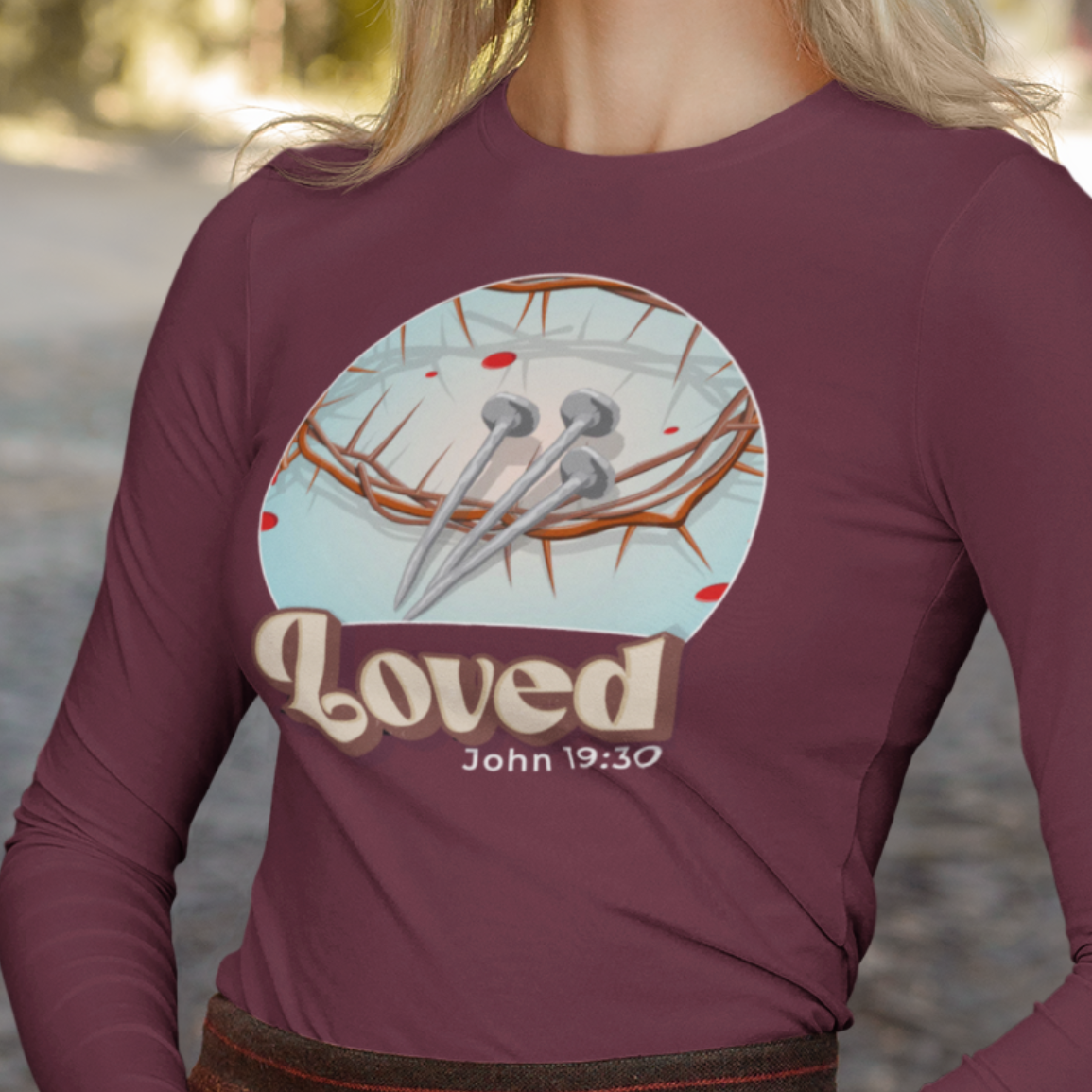 Loved John 19:30 Long Sleeve