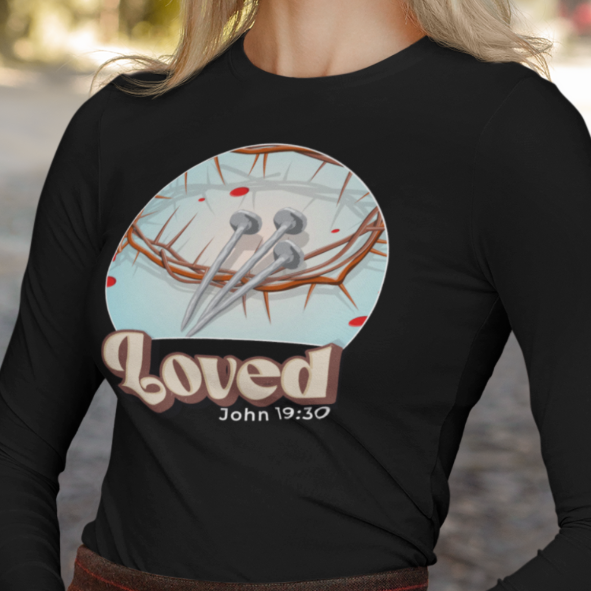 Loved John 19:30 Long Sleeve