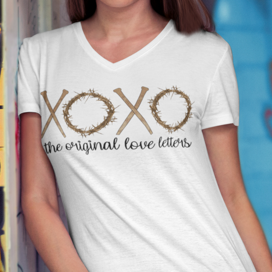 The Original Love Letters V-Neck Tee