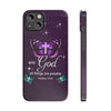 With God All Things Are Possible Phone Case, Christian Phone Cases