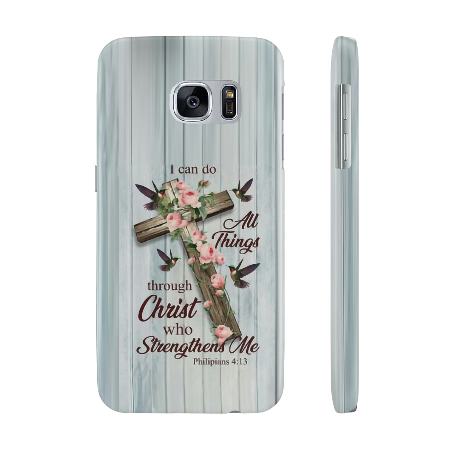 I Can Do All Things Through Christ Phone Case, Christian Phone Cases