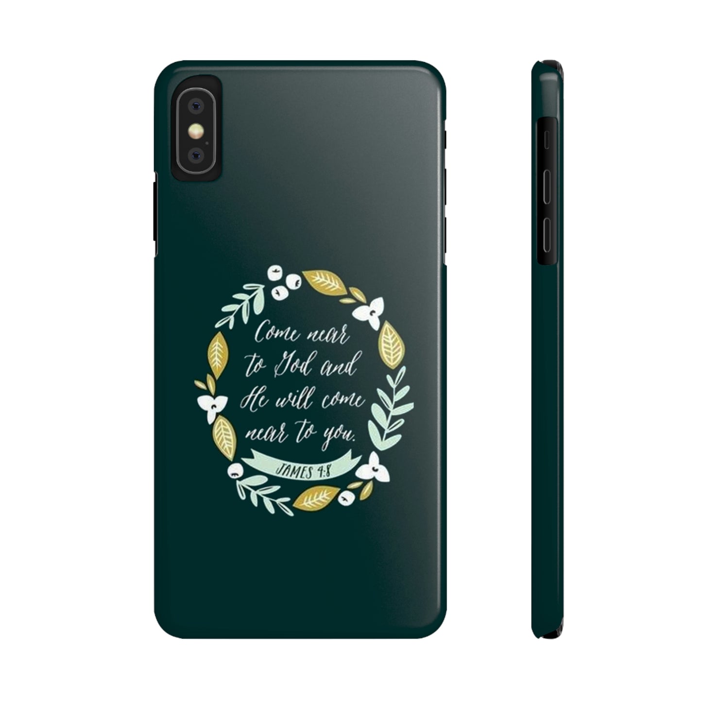 Come Near To God And He Will Come Near To You Phone Case, Christian Phone Cases