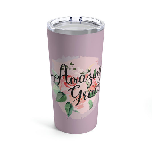 Amazing Grace Rose Tumbler 20oz