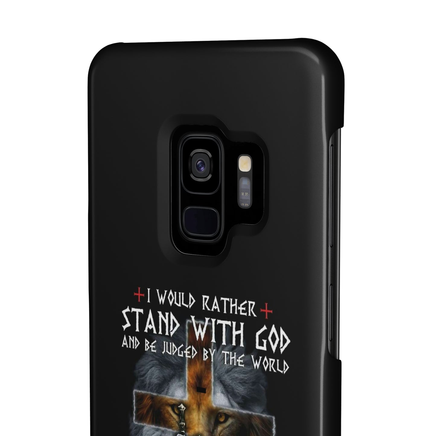 I Would Rather Stand With God Phone Case, Christian Phone Cases