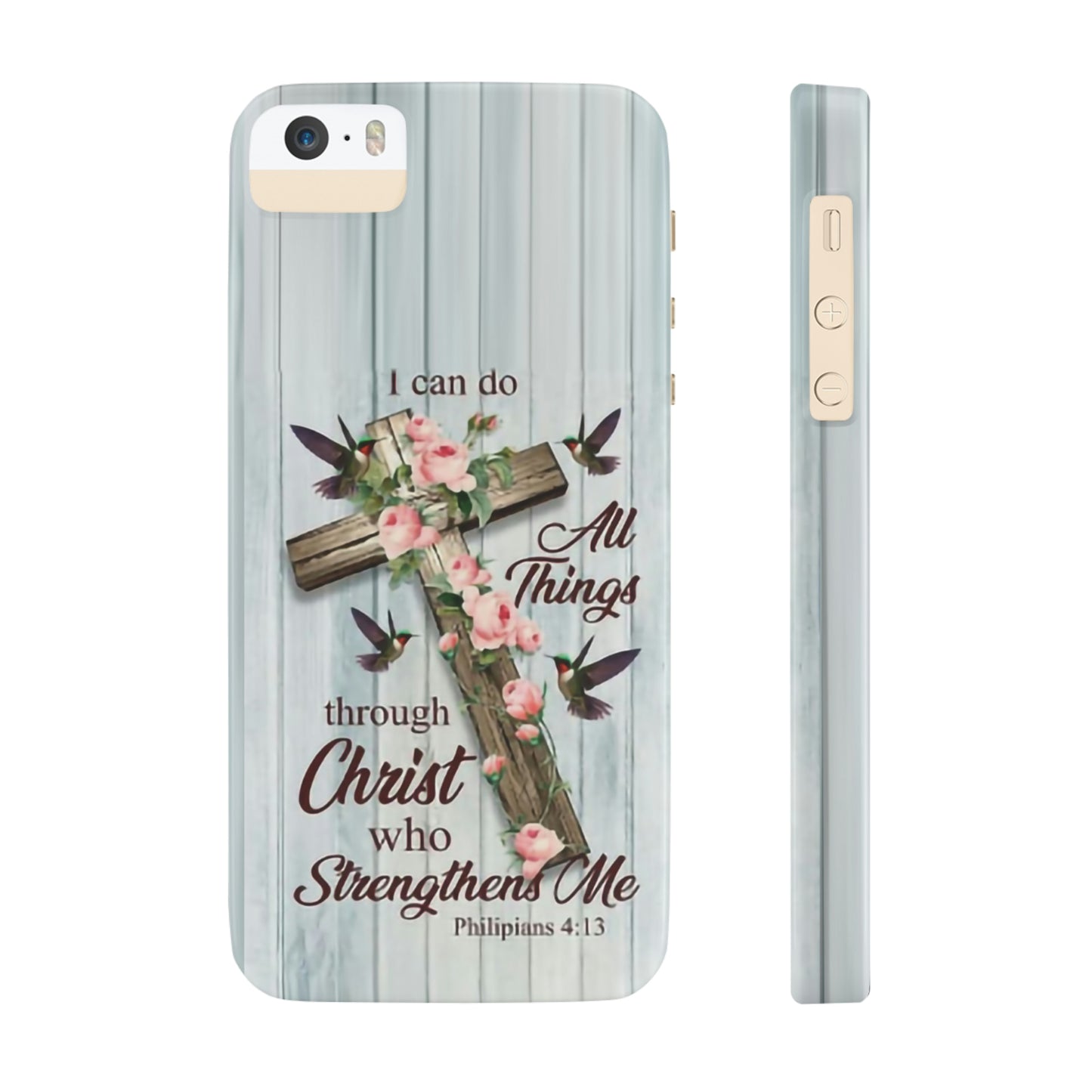 I Can Do All Things Through Christ Phone Case, Christian Phone Cases