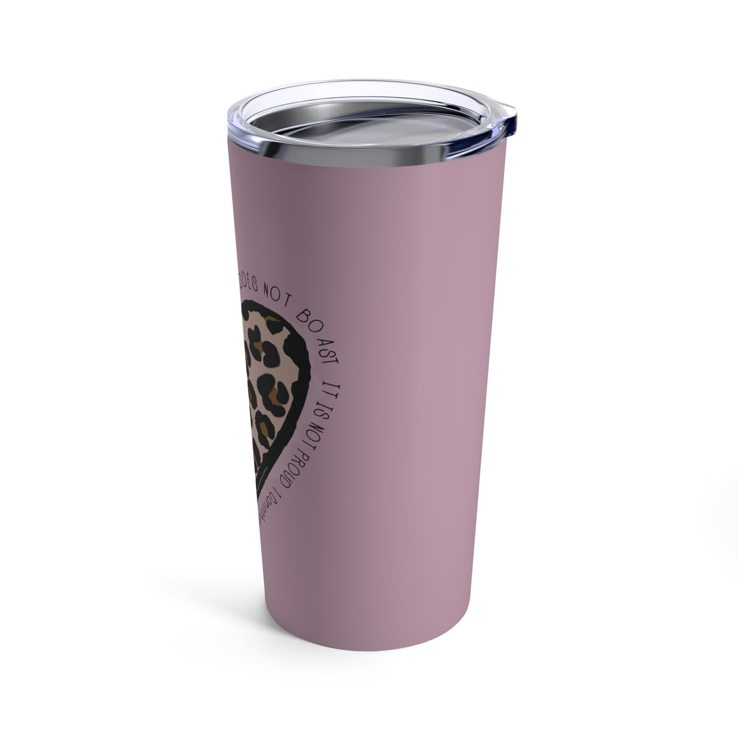 Love Leopard Tumbler 20oz